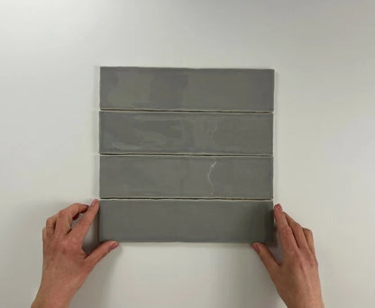 Colonial Grey glans 7,5x30 wandtegels