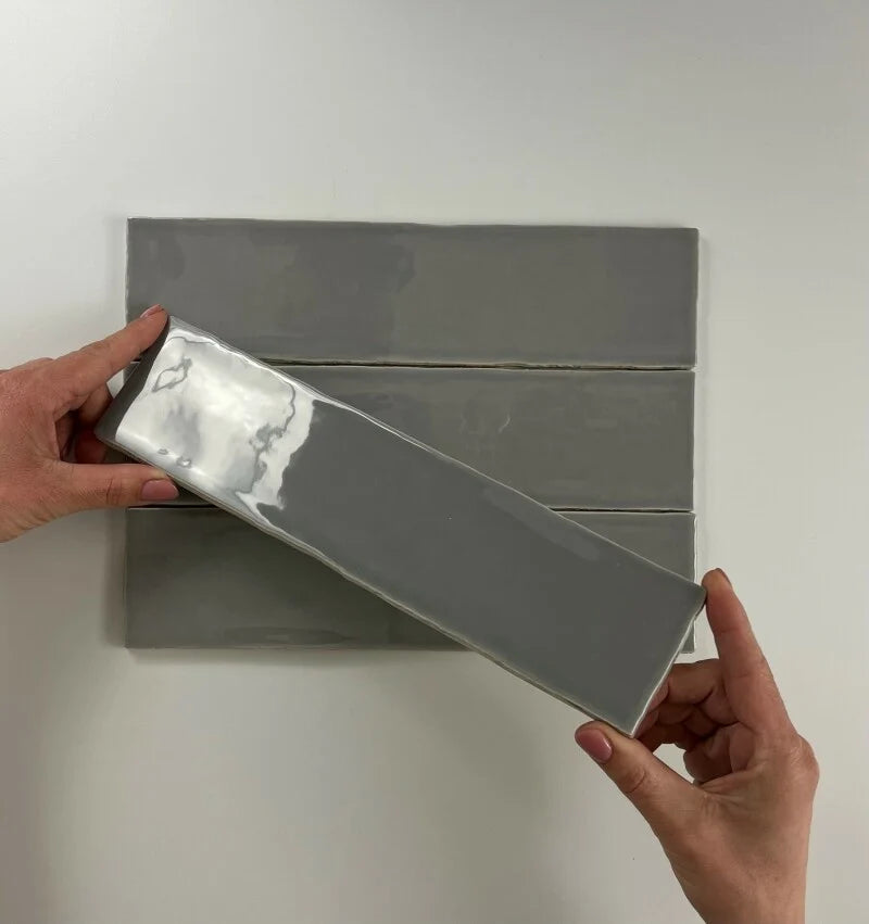 Colonial Grey glans 7,5x30 wandtegels