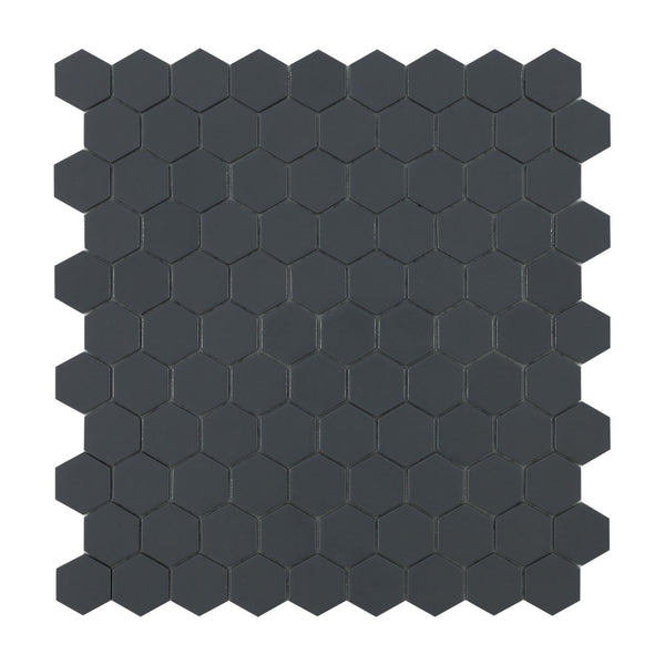 Mozaiek Tegels Hexagon Dark Grey 3,5x3,5cm