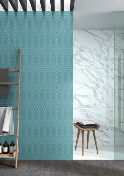 Mozaiek Tegels Hexagon Jade 3,5x3,5cm