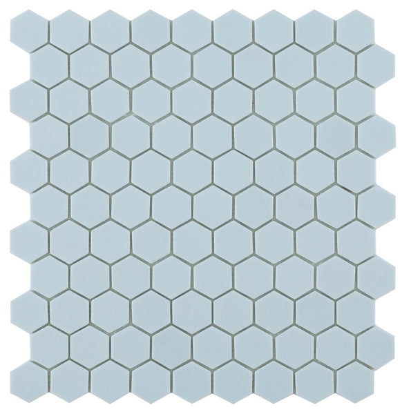 By Goof mozaiek hexagon light blue 3,5x3,5cm