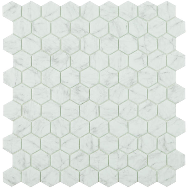 Mozaiek Tegels Hexagon statuario 3,5x3,5cm