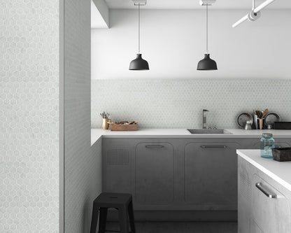 Mozaiek Tegels Hexagon statuario 3,5x3,5cm