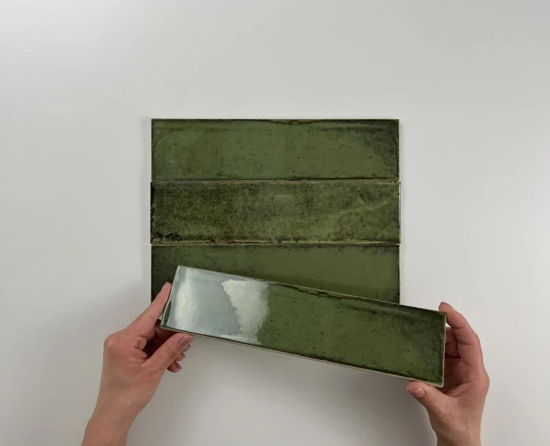 Alchimia Olive 7,5x30 wandtegels