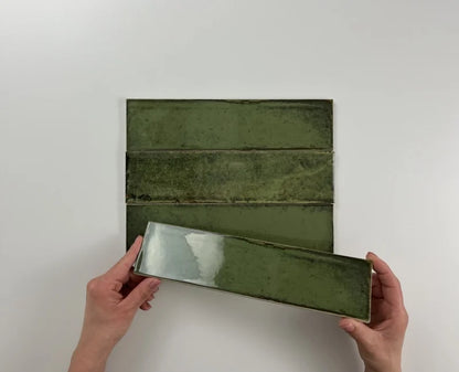 Alchimia Olive 7,5x30 wandtegels