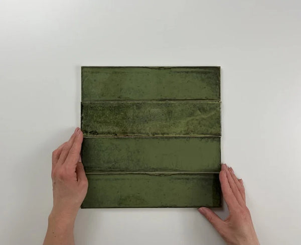 Alchimia Olive 7,5x30 wandtegels