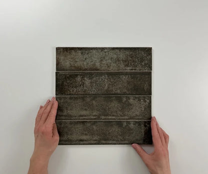 Alchimia Antracite 7,5x30 wandtegels