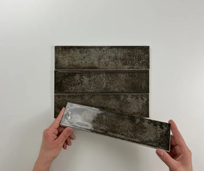 Alchimia Antracite 7,5x30 wandtegels