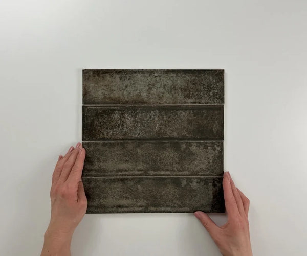 Alchimia Antracite 7,5x30 wandtegels