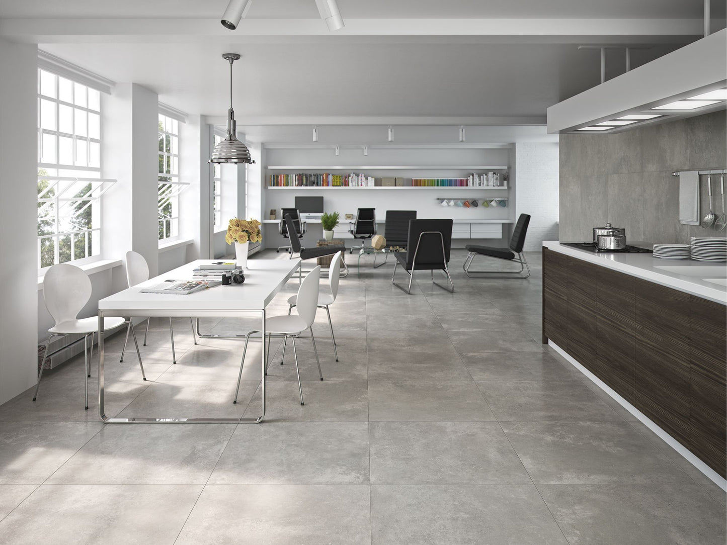 Nexus Pearl 75x75 rett vloertegels / wandtegels