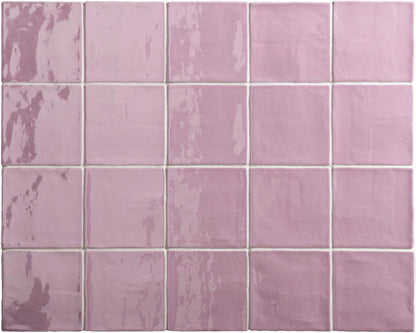 Oud Hollandse witjes Roze 13x13