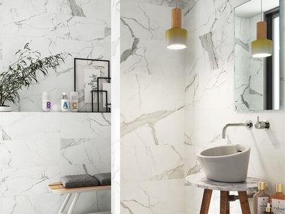 Statuario mat 30x60 rett vloertegels / wandtegels