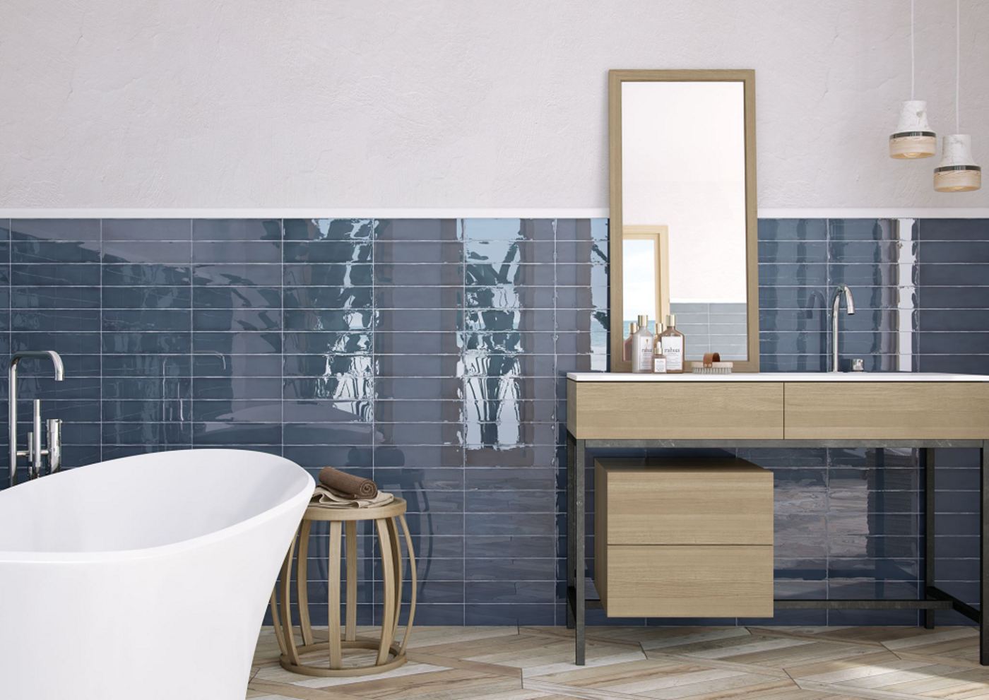 Colonial Marine glans 7,5x30 wandtegels