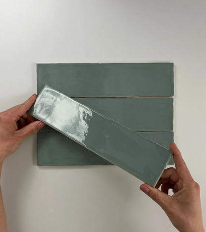 Colonial Jade glans 7,5x30 wandtegels