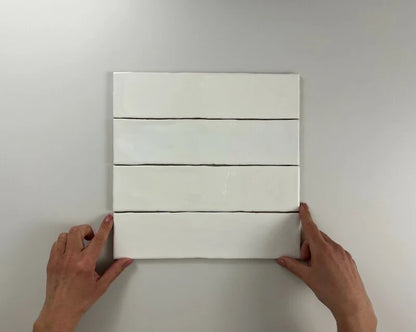 Colonial White glans 7,5x30 wandtegels