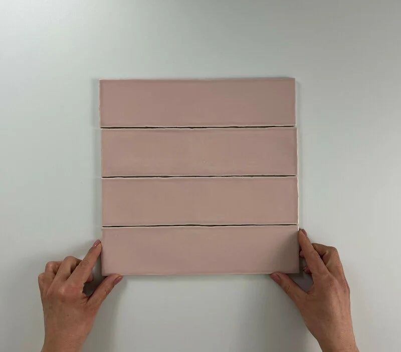 Colonial Pink mat 7,5x30 wandtegels