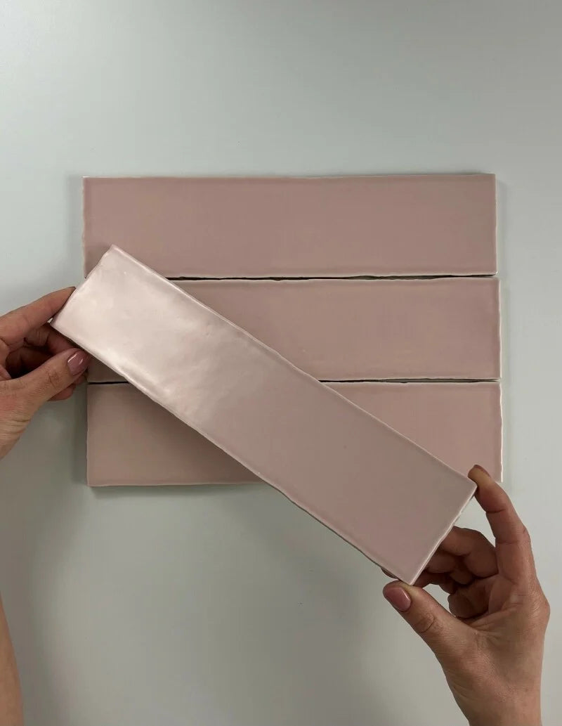 Colonial Pink mat 7,5x30 wandtegels