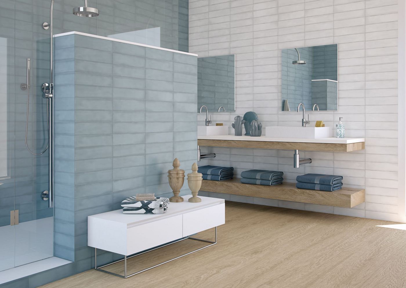 Colonial Sky mat 7,5x30 wandtegels