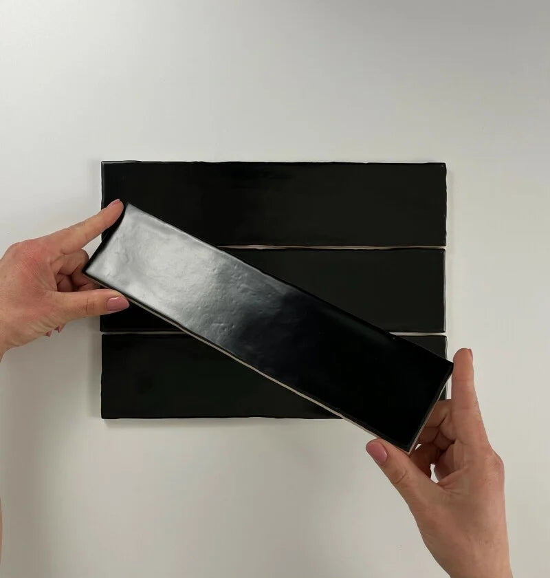 Colonial Black mat 7,5x30 wandtegels