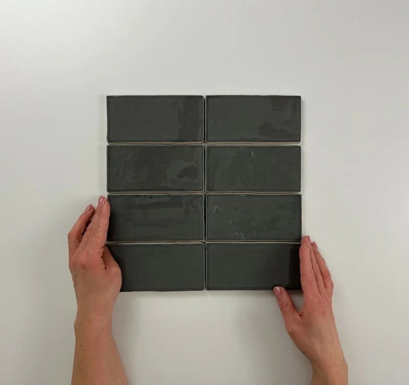 Atlas Graphite Brillo 7,5x15 wandtegels