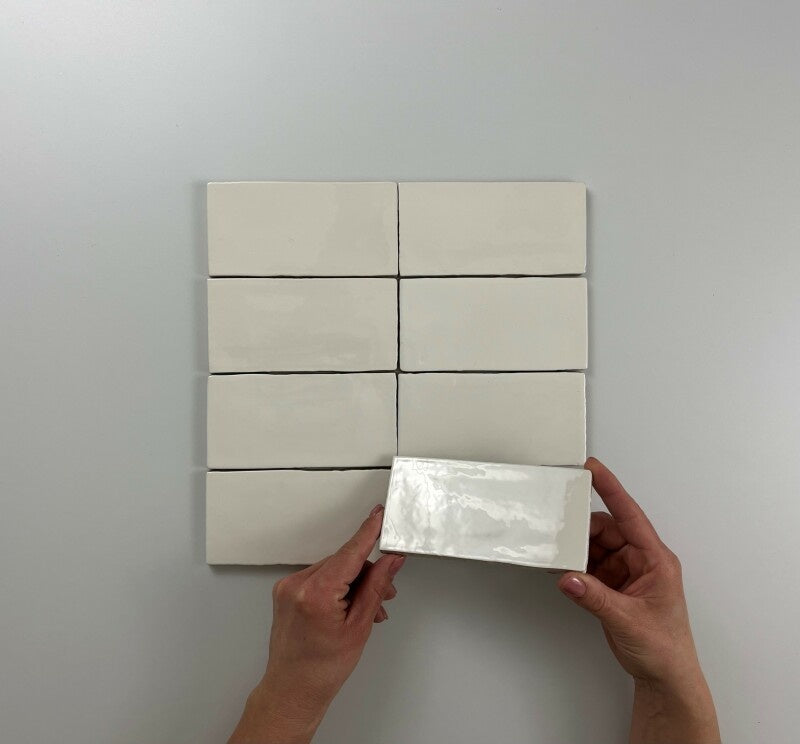 Atlas Ivory Brillo 7,5x30 wandtegels