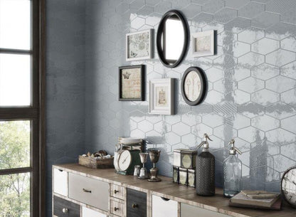 Wandtegel Viena Ash Blue 10x20