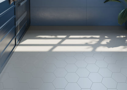 Hexagon Timeless White mat 15x17 vloertegel / wandtegel