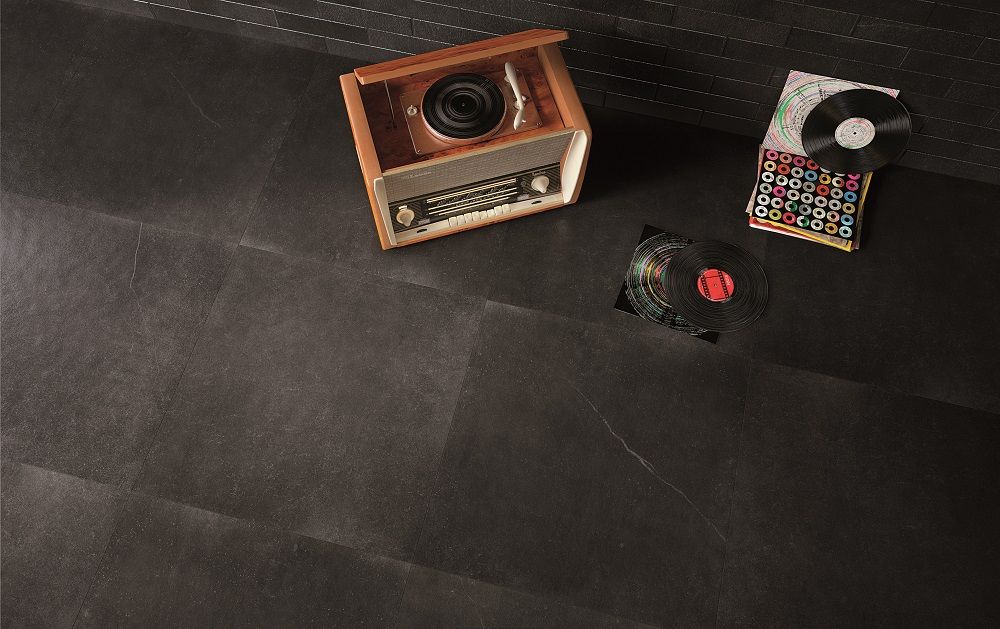 Maku Dark 60x60 rett vloertegels / wandtegels