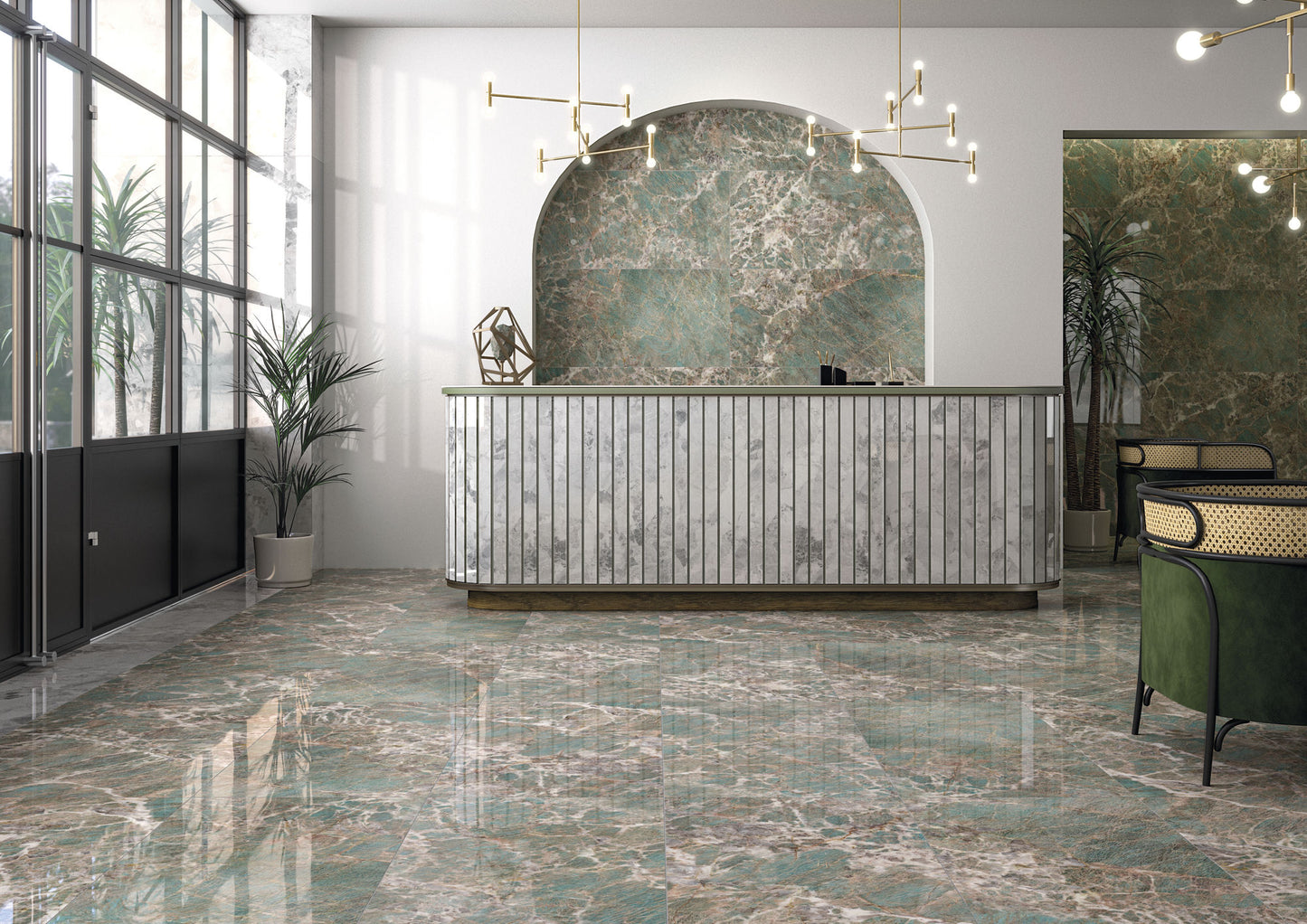 Amazzonite Jade Pulido 60x120 rett