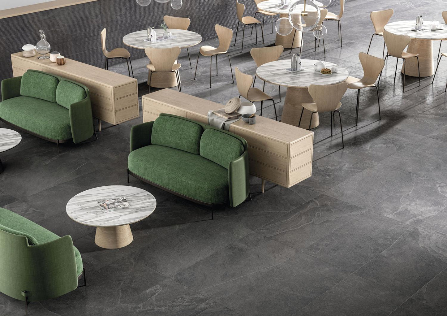 Vloertegel Overland Antracite 60x120 rett