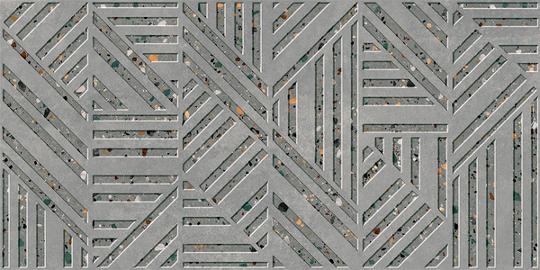 Wandtegel Gobi Grigio relieve 60x120 rett