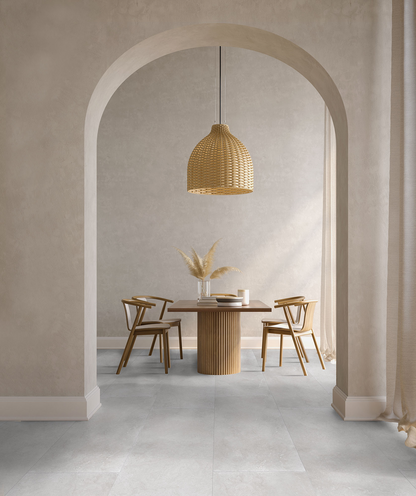 Vloertegel Hollstone Milky 60x120 rett