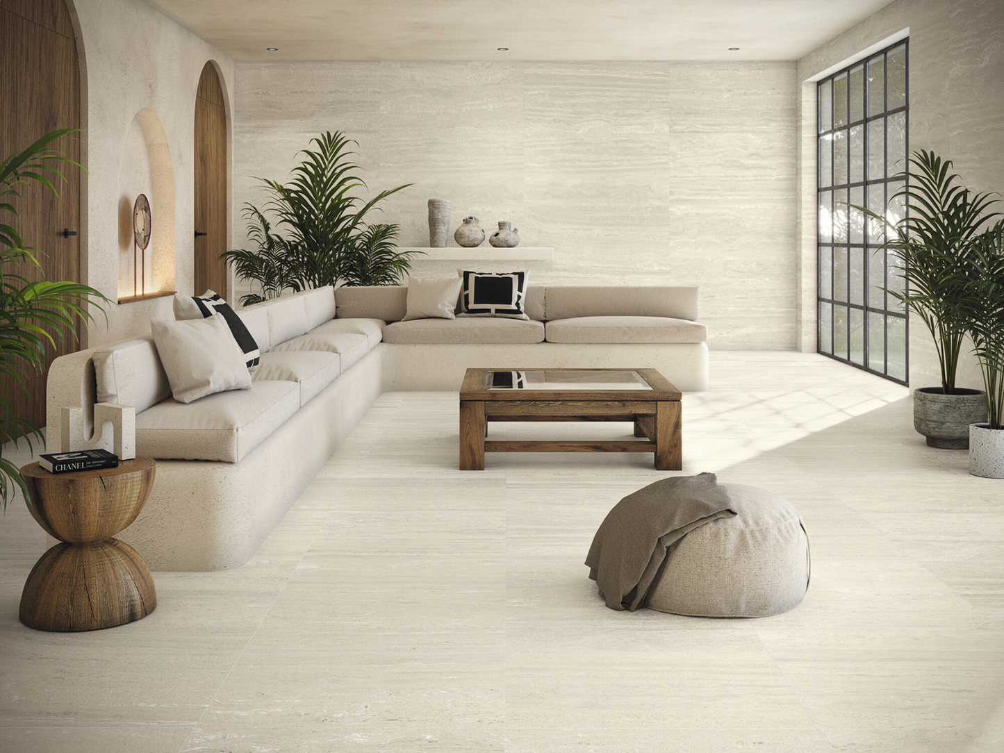 Vloertegel Venice Beige mat 60x60 rett