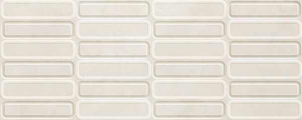 Wandtegel Alure Ivory Oval decor 30x75 rett