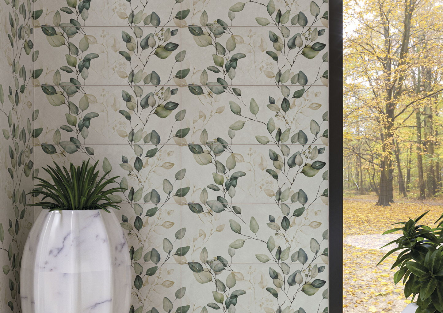 Wandtegel Alure Ivory Caudalie decor 30x75 rett