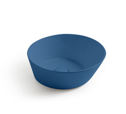 Mees Design Opbouw Waskom Rond Mat Blauw