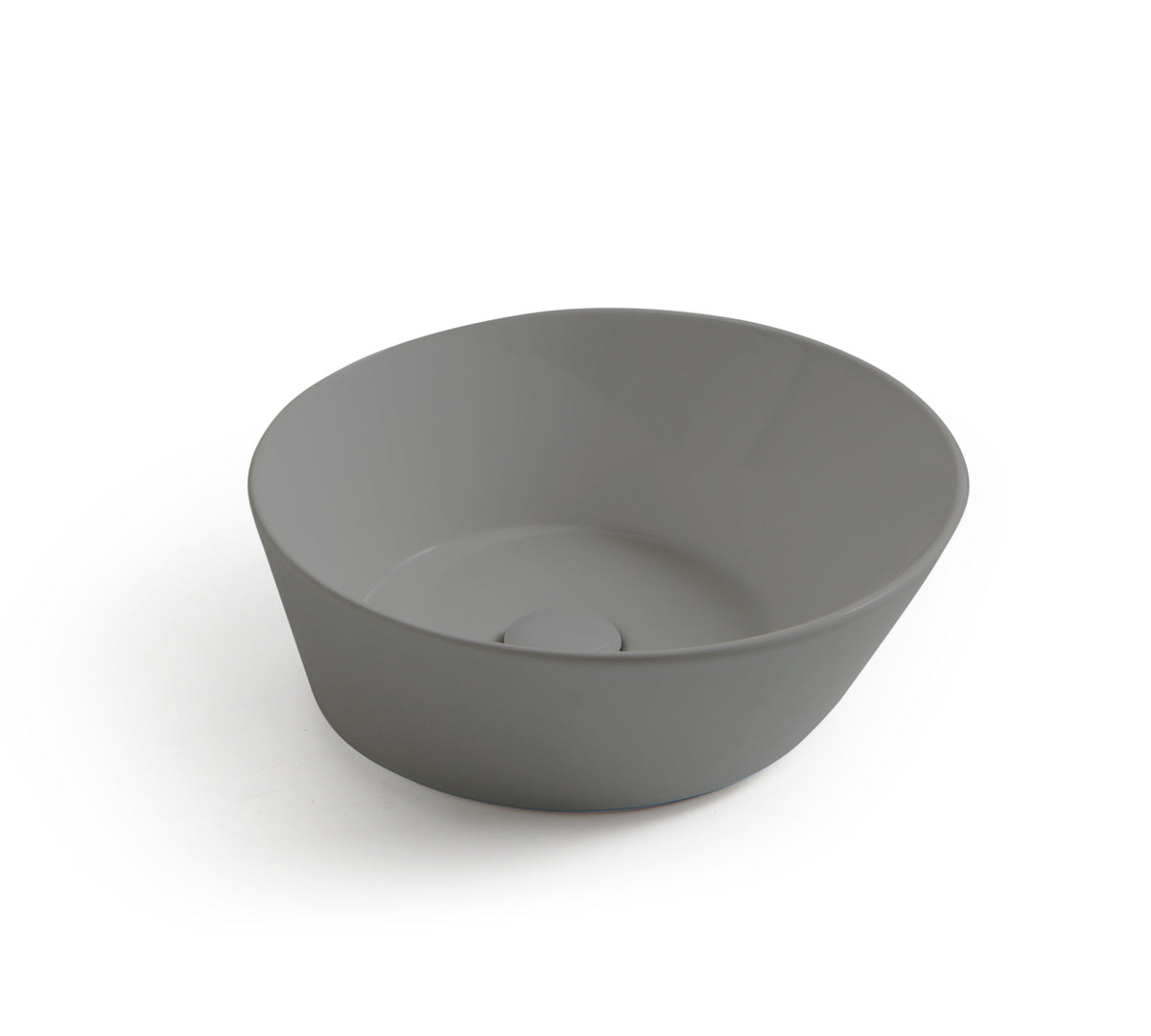 Mees Design Opbouw Waskom Rond Mat Grijs