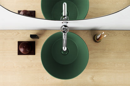 Mees Design Opbouw Waskom Rond Mat Groen