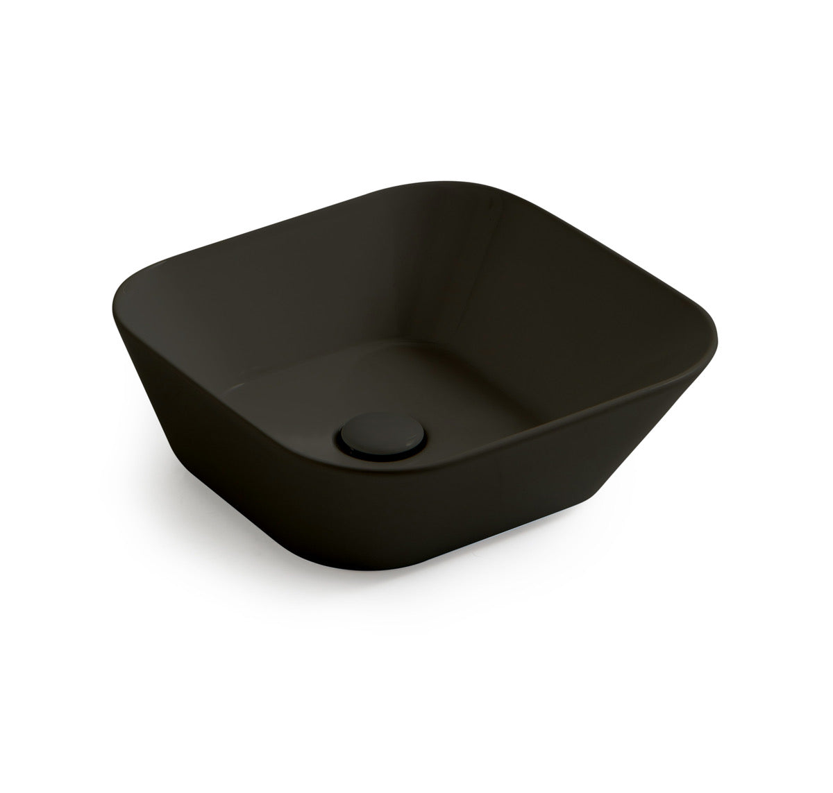 Mees Design Opbouw Waskom Vierkant Mat Zwart