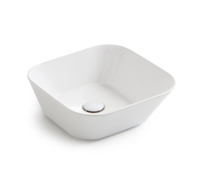 Mees Design Opbouw Waskom Vierkant Mat Wit