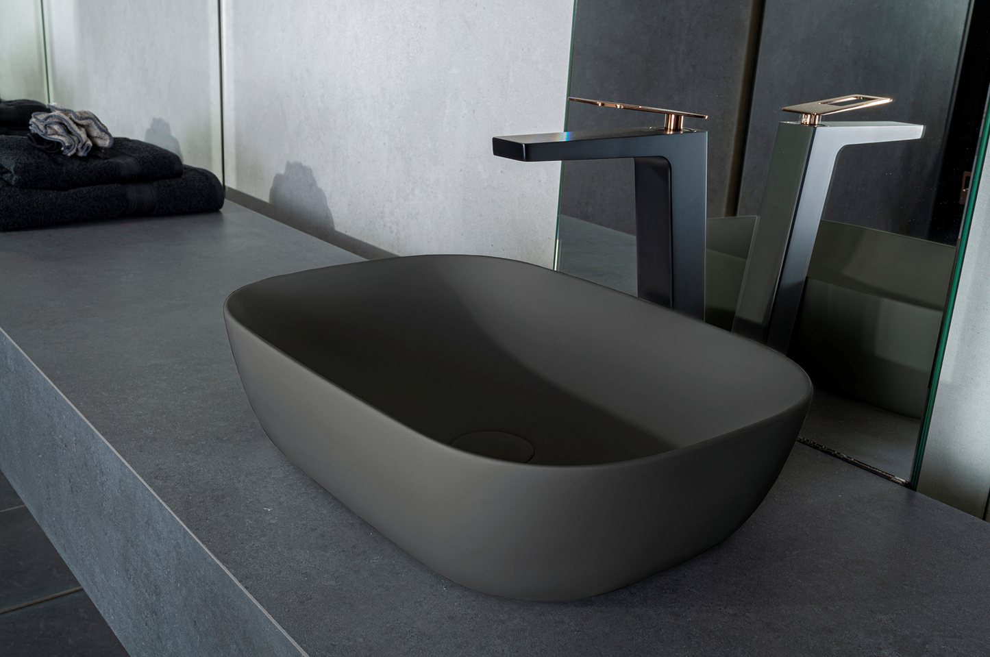 Waskom Maud 46x34x12,2 cm - Grijs