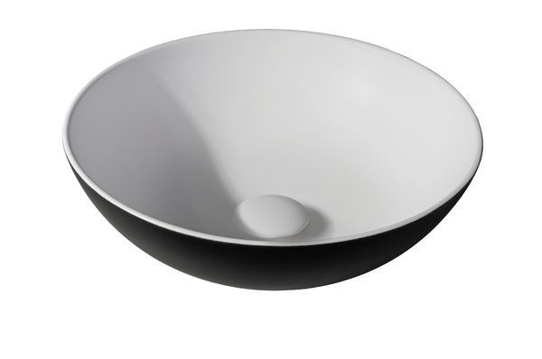 Waskom Sanne 38,5x38,5x13,8 cm - zwart EXT