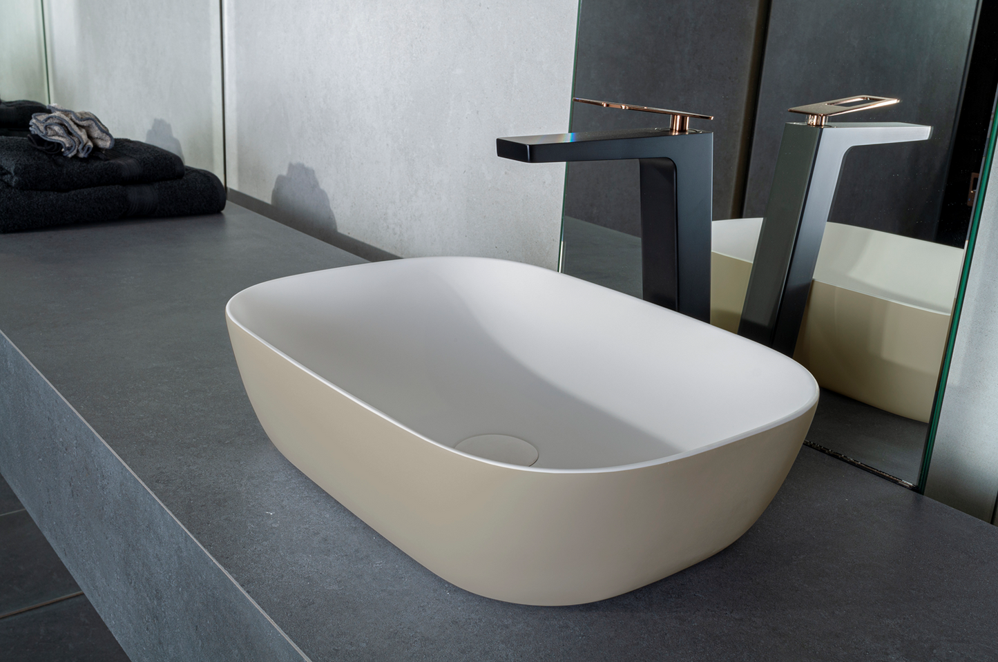 Waskom Maud 46x34x12,2 cm - Beige EXT