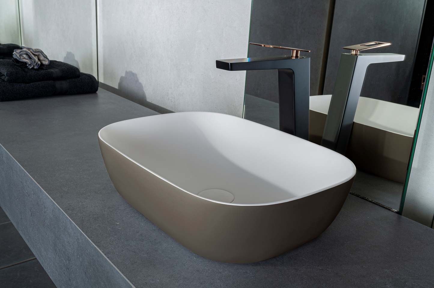 Waskom Maud 46x34x12,2 cm - Moka EXT