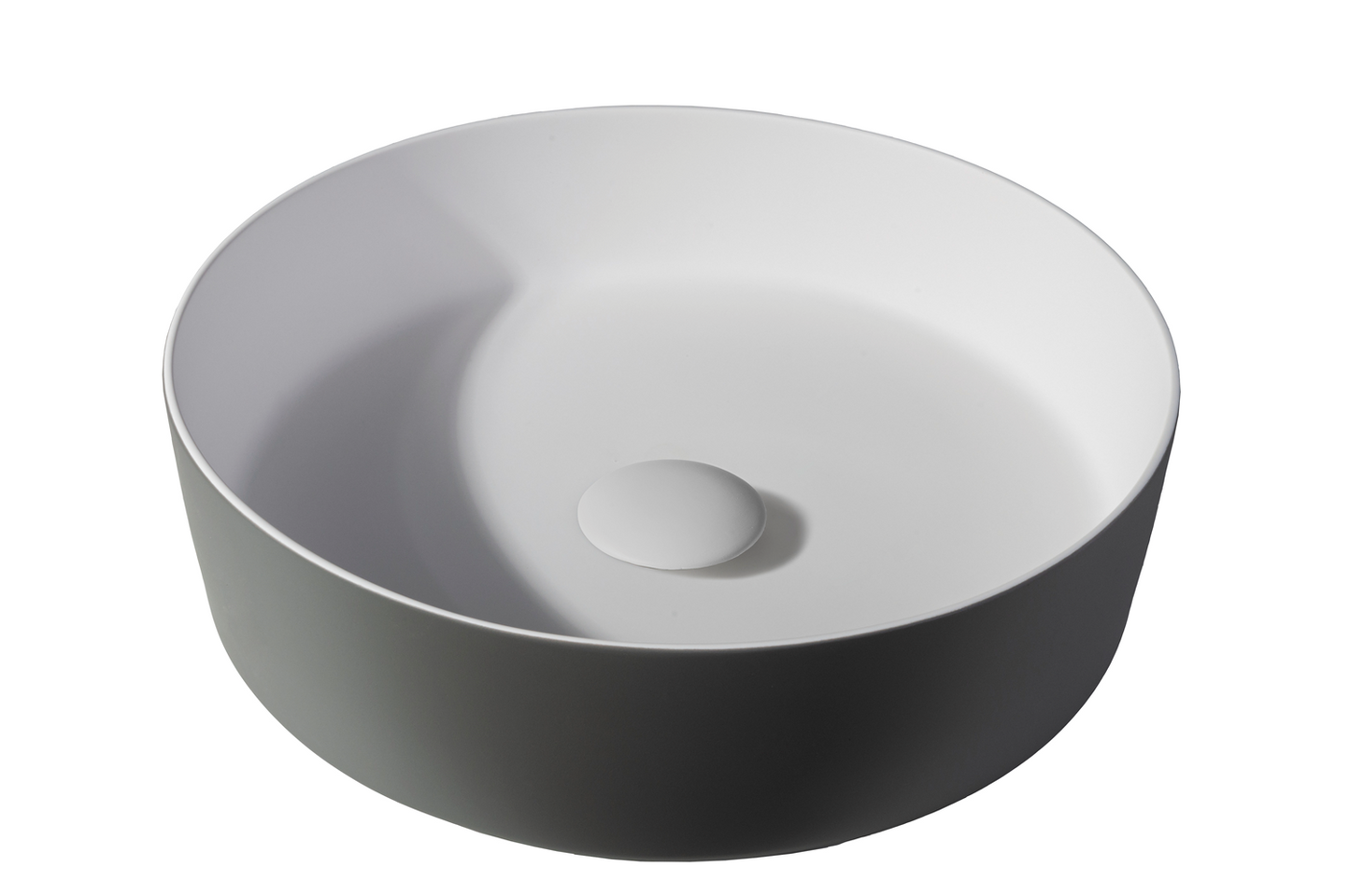 Waskom Tess 39x39x10,8 cm - grijs EXT