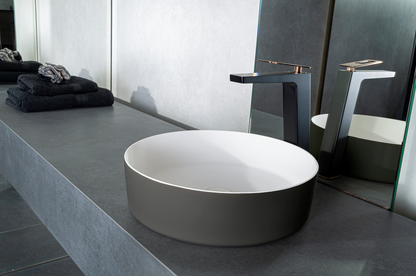 Waskom Tess 39x39x10,8 cm - grijs EXT