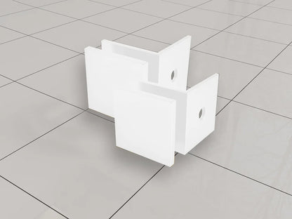 Less inloopdouche 70 x 200 cm Nano helder glas/mat wit Wiesbaden