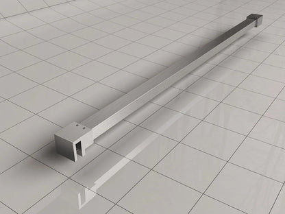 Less inloopdouche 70 x 200 cm Nano helder glas/geborsteld staal Wiesbaden