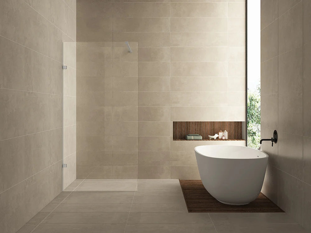 Less inloopdouche 120 x 200 cm nano helder glas/geborsteld staal Wiesbaden