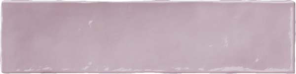 Wandtegel Moos Pink handvorm 6,5x26 glans